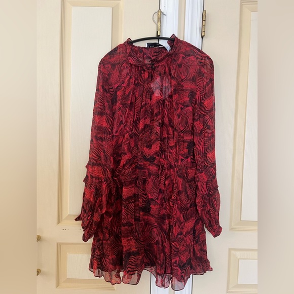 IRO prime ruffled Georgette mini dress - Picture 14 of 14